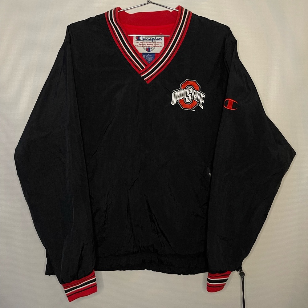 Champion Ohio State windbreaker pullover jacket